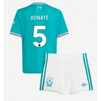Camiseta Liverpool Ibrahima Konate #5 Tercera Equipación Replica 2025-26 para niños mangas cortas (+ Pantalones cortos)